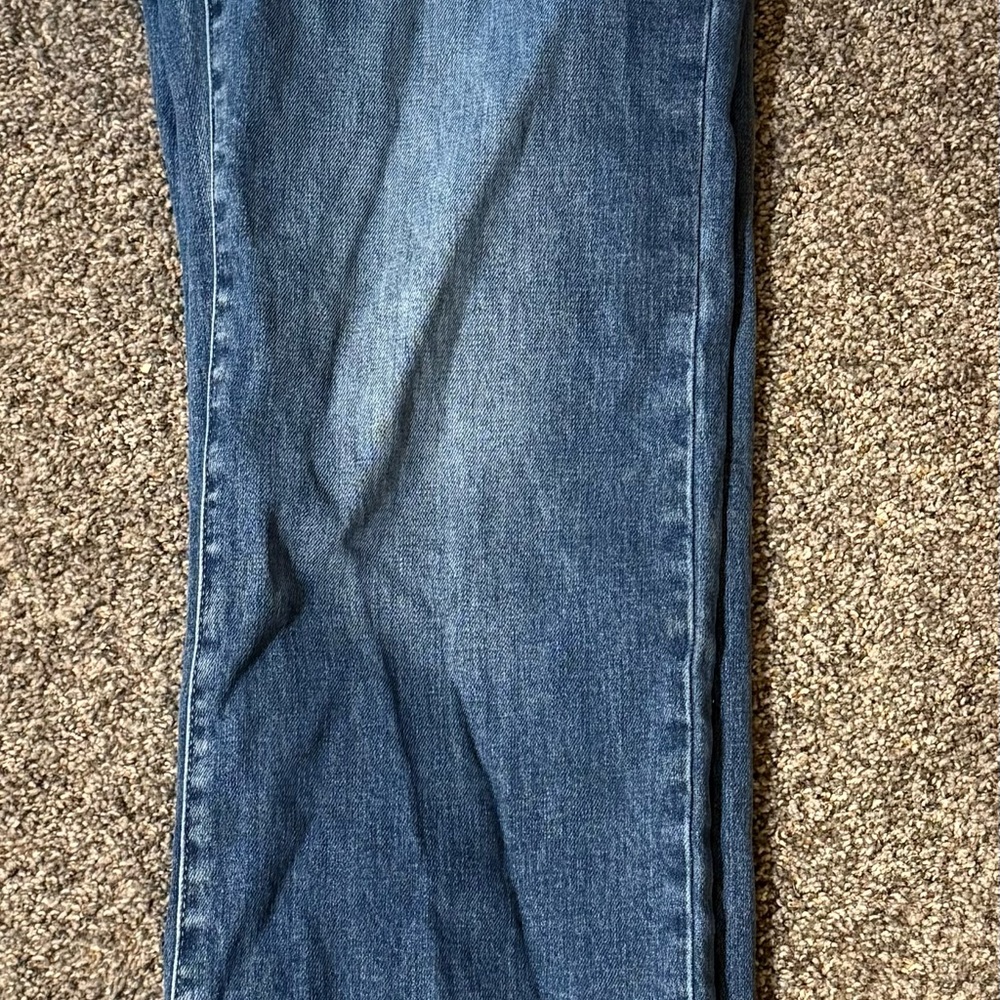 BKE Andi Wide-Leg Jeans in Medium Blue Denim
